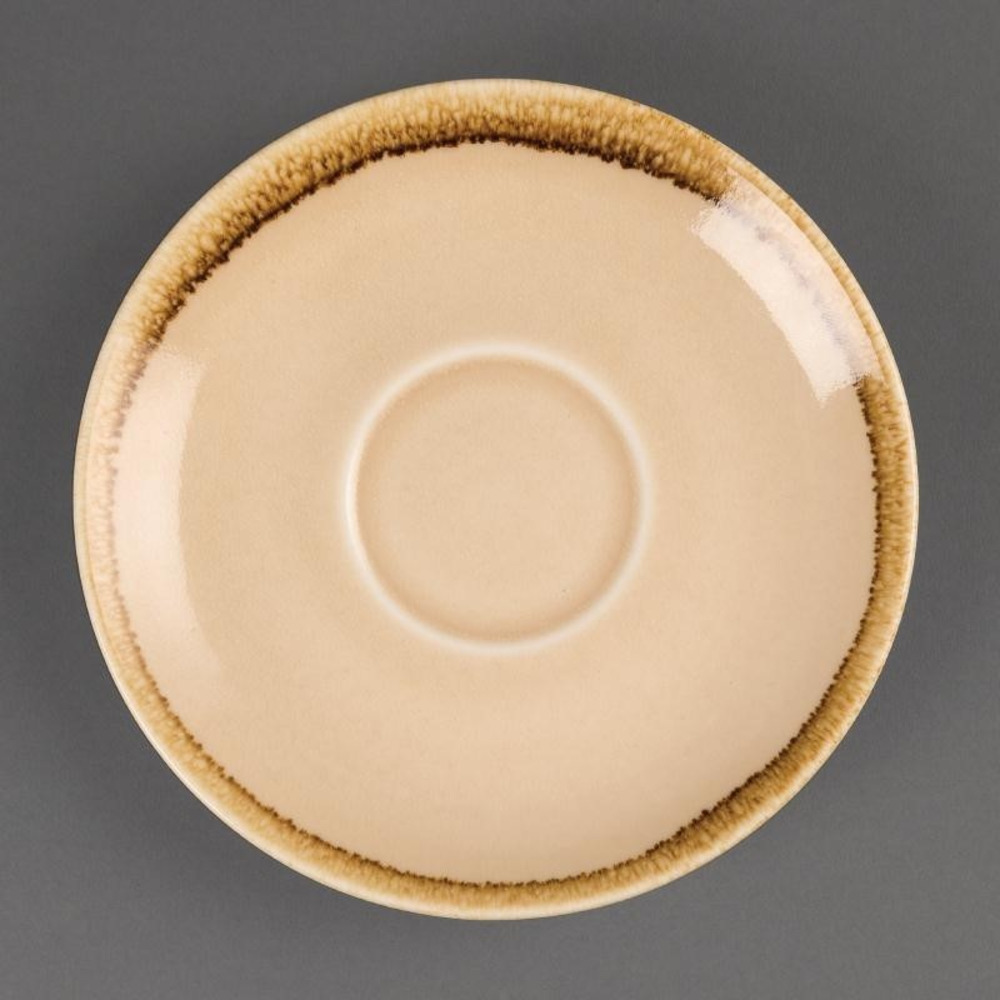 Soucoupe couleur sable kiln olympia pour gp330 140 mm - lot de 6
