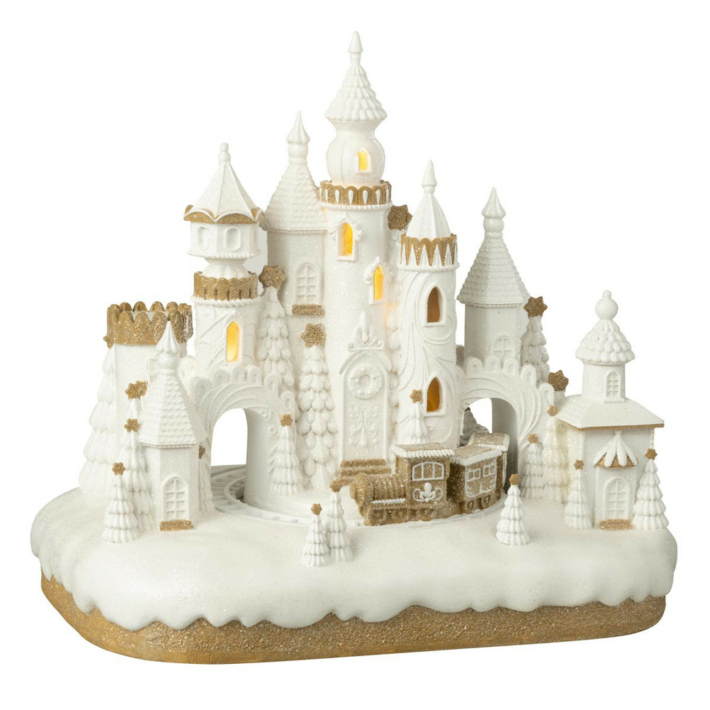 Château pain d'épice à led 