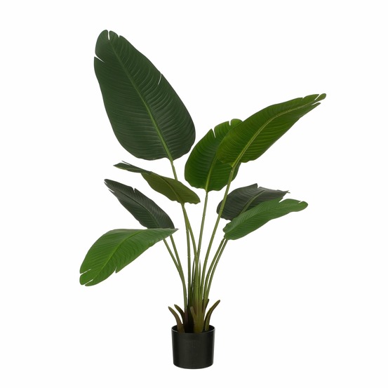 Mica decorations plante artificielle bananier - h120 x ø30 - vert