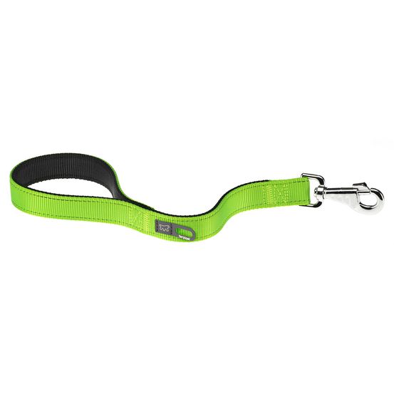 Dual gm25/45 colours laisse chien 25 mm x l 45 cm vert