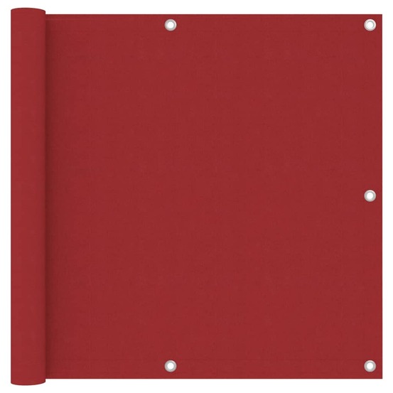 Écran de balcon rouge 90x500 cm tissu oxford