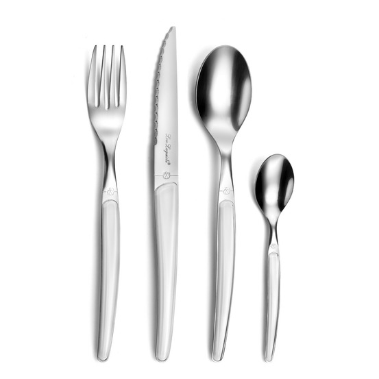 Montana blanc - ménagère 24 pièces