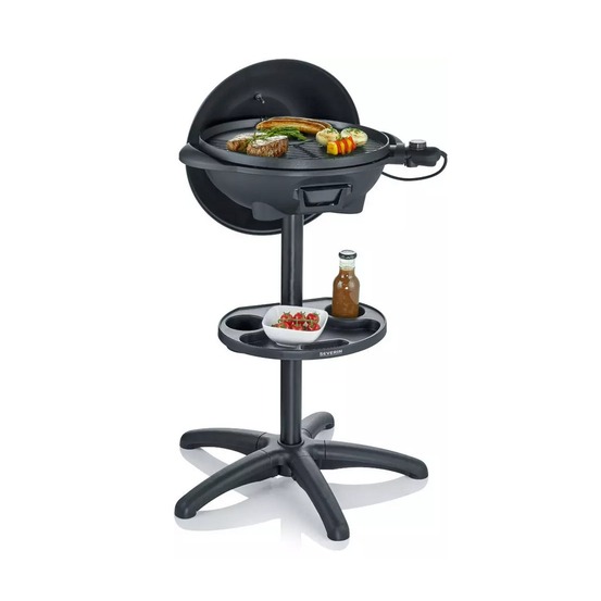 Barbecue électrique sur pied 2000w - pg8541