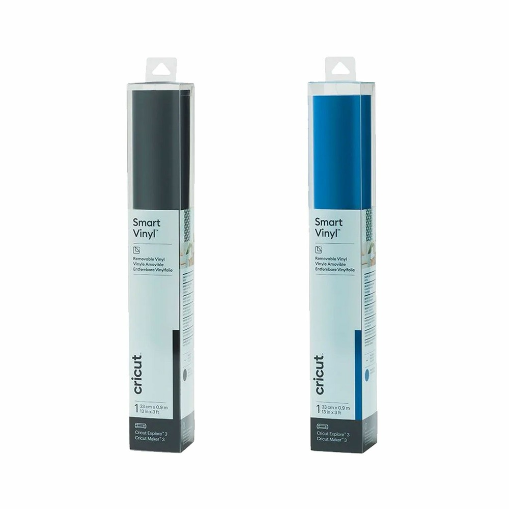 2 vinyles amovibles 91 x 33 cm - bleu, noir