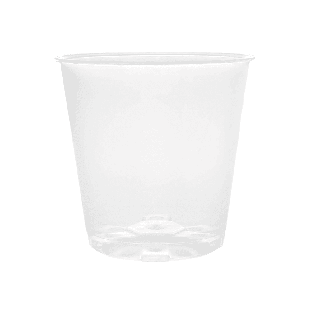 Pot transparent pour plantes - pot transparent troué de culture - pot de 6cm - x20 unités