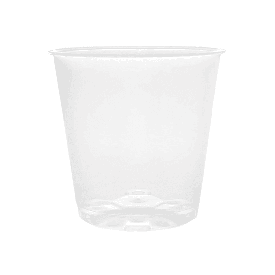 Pot transparent pour plantes - pot transparent troué de culture - pot de 6cm - x20 unités
