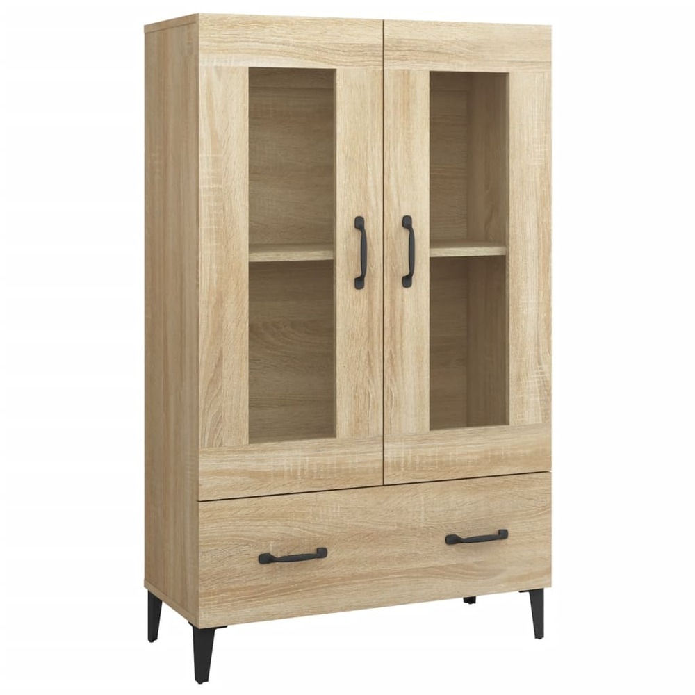 Buffet bahut commode armoire meuble de rangement organisateur cuisine salle de séjour salon haut sonoma 70 x 31 x 115 cm bois
