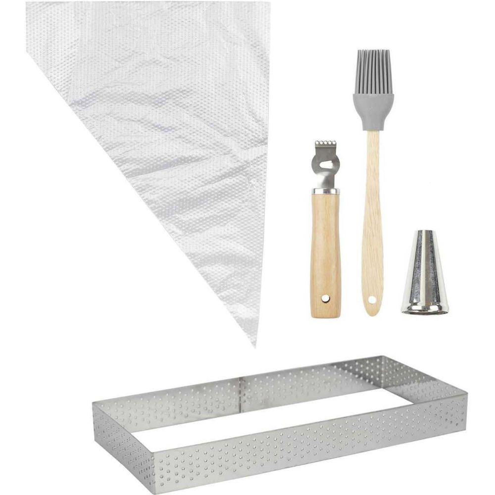 Coffret confection de patisserie avec accessoires tarte meringuée