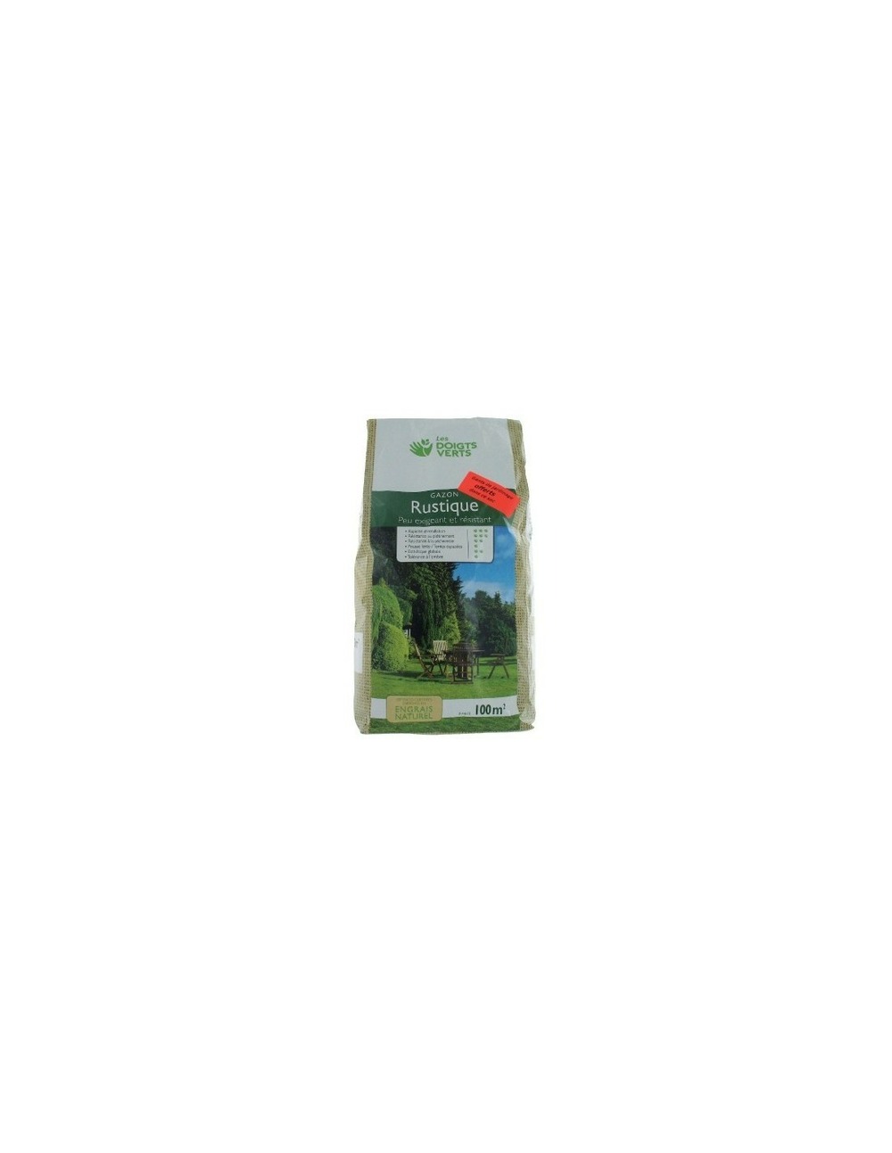 Gazon rustique sac 3 kg 100 m²