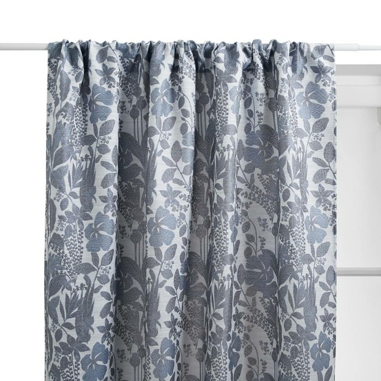 Rideau samara 140x260cm bleu orage