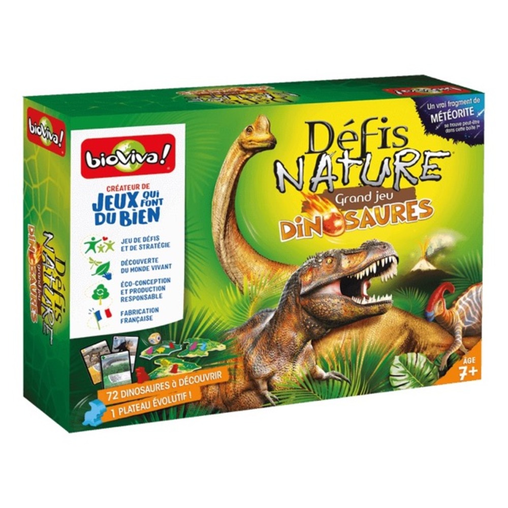 Grand jeu défis nature dinosaures
