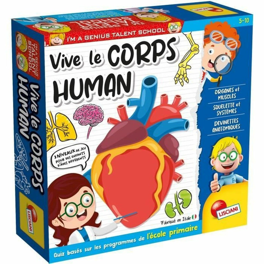 Jeu éducatif vive le corps humain