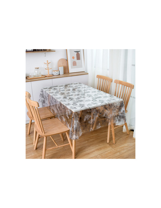 Toile cirée translucide 3d access deco art flore rl de 140cmx20m - access deco