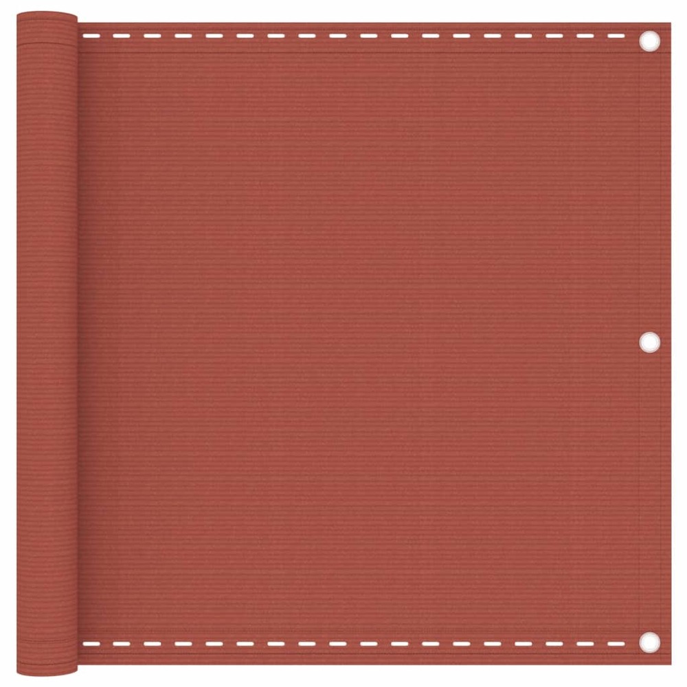 Écran de balcon brise pare vue protection confidentialité 90 x 300 cm pehd terre cuite