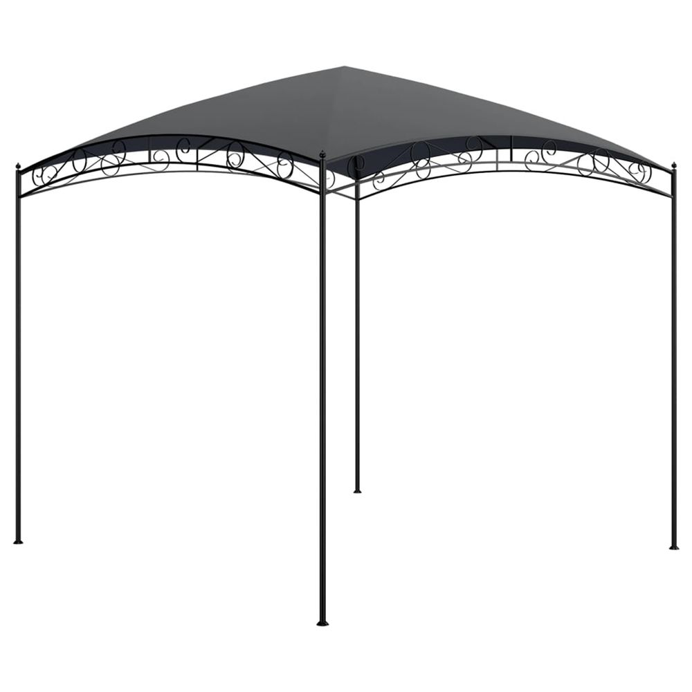 Belvédère 3x3x2,65 m anthracite 180 g/m²