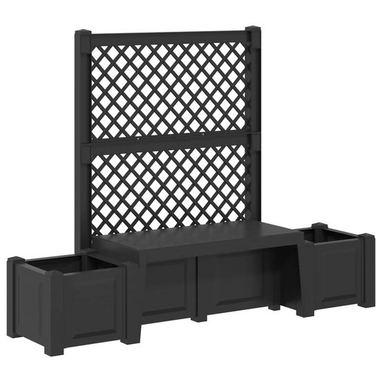 Banc de jardin kopenhagen pp anthracite