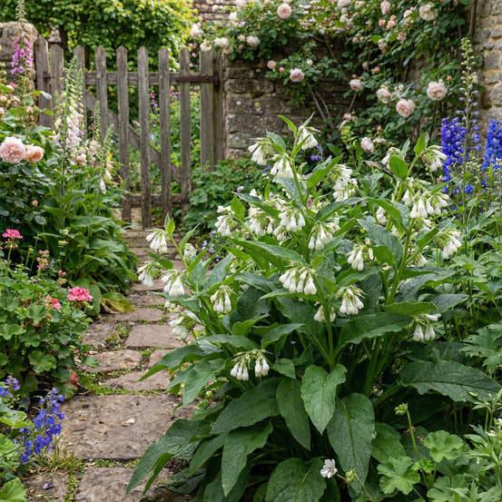 Lot de 6 - symphytum grandiflorum - consou- rustique - h. 10-20 cm