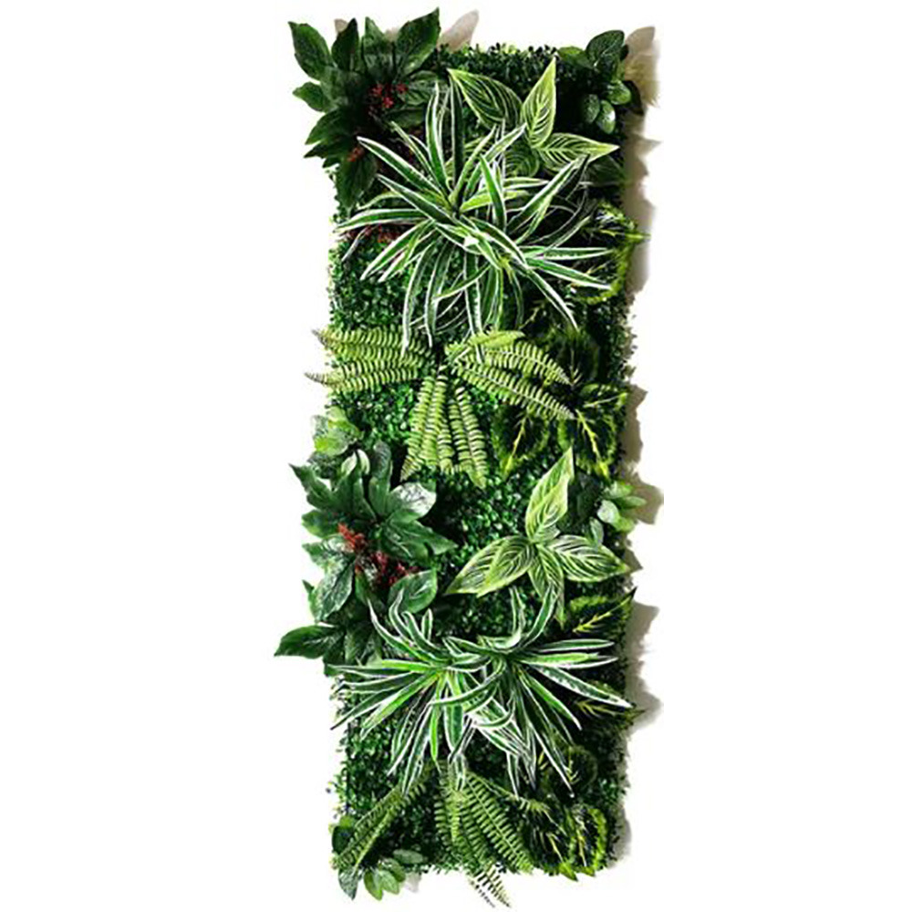 Panneau mural décoratif en plantes artificielles 40x121 cm