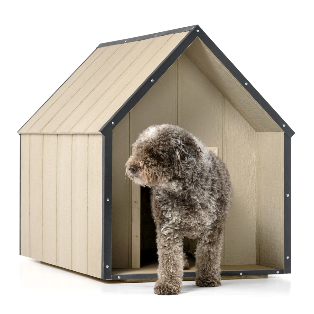 Lp smartside niche pour chien - niche en bois pour chiens de grande taille, 80 x 118 x h94 cm, taille l – timbela m972-1