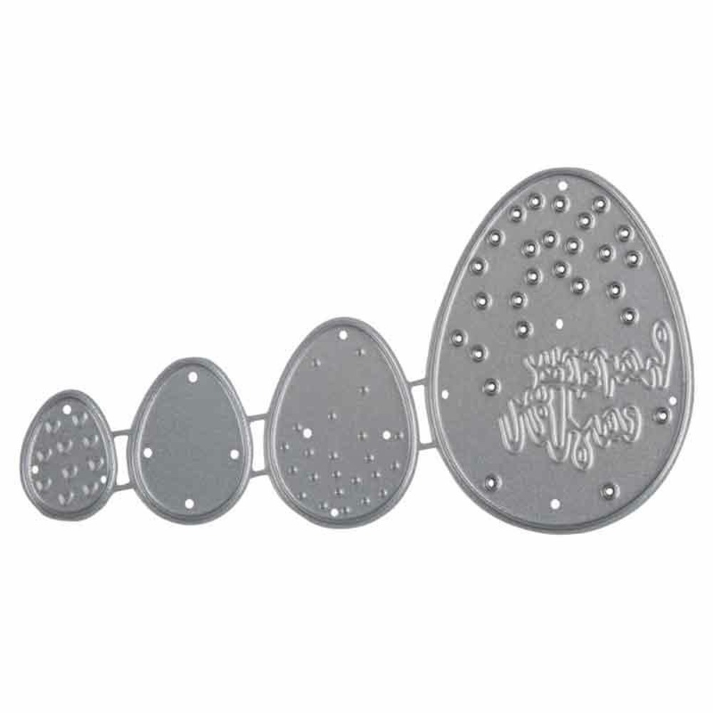 Matrice de découpe 4,5 x 3,2 cm - oeufs de pâques