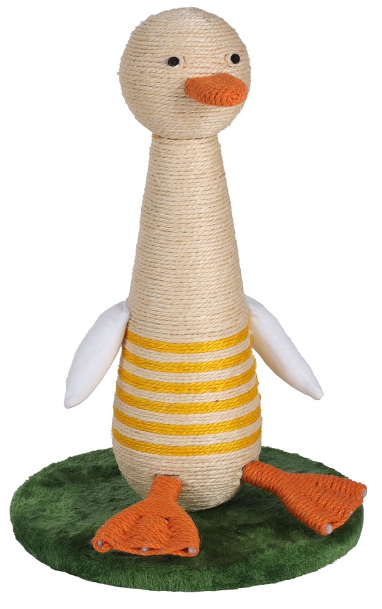 Cône a gratter canard pour chat arbre a griffer 51cm