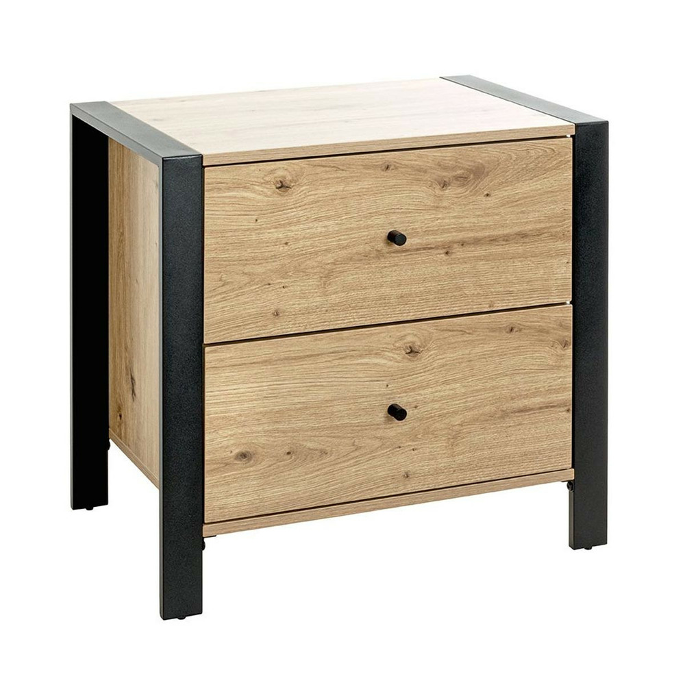 Table de chevet 2 tiroirs 