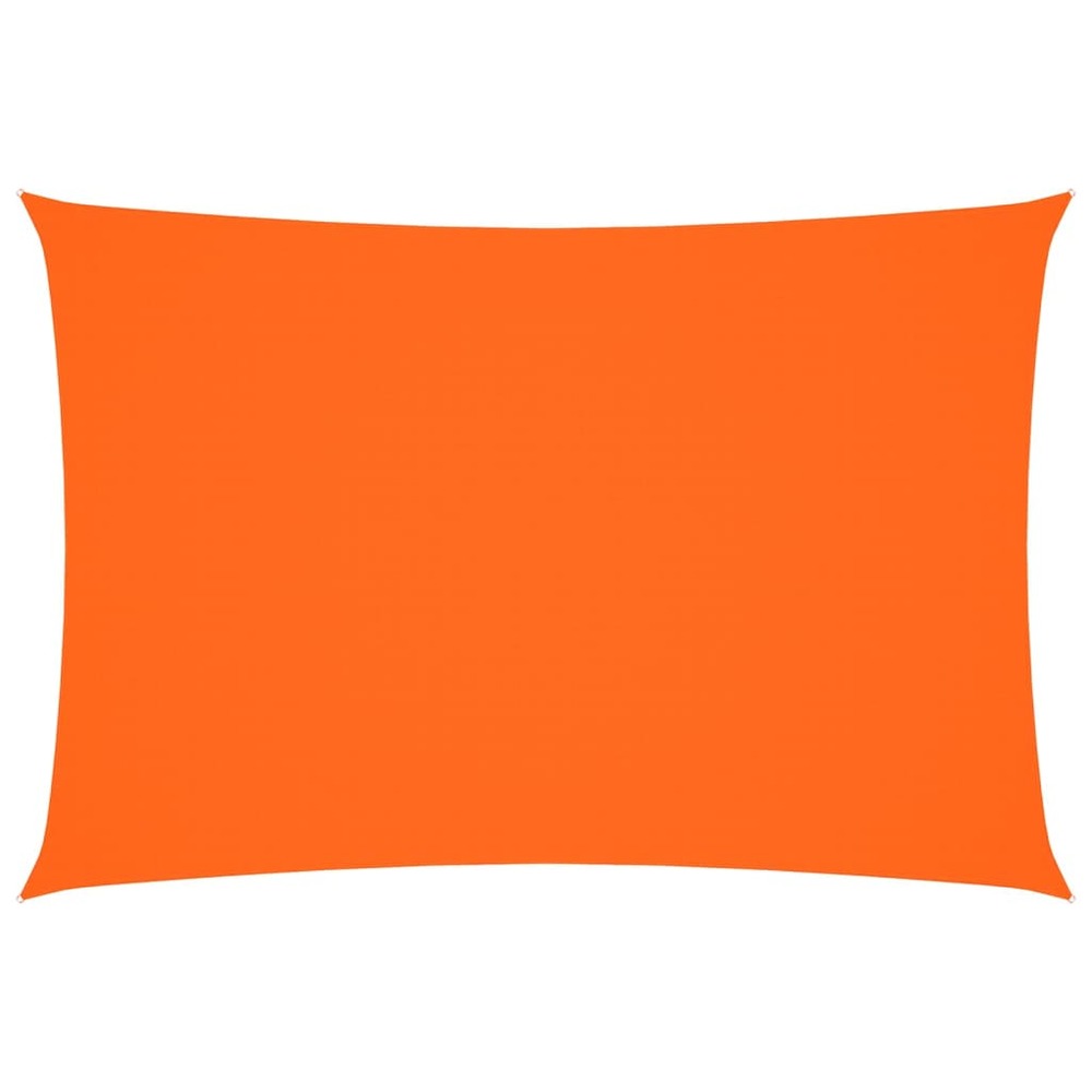 Voile de parasol tissu oxford rectangulaire 2,5x4,5 m orange