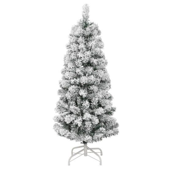 Sapin de noël artificiel à charnières avec neige floquée 120 cm