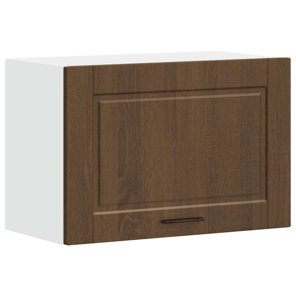 Armoire murale de cuisine porto chêne marron bois d'ingénierie