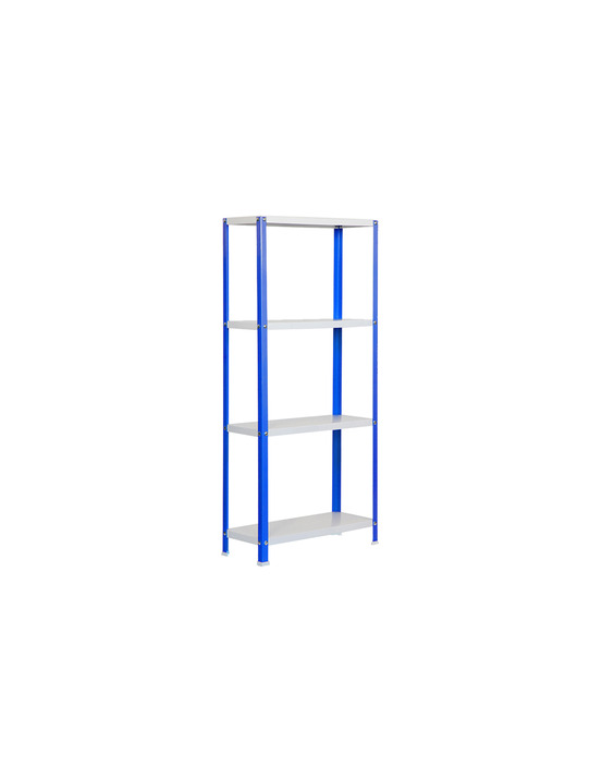 Etagère légère sans vis simonhome classic plus 4/400 bleu/blanc bleu/blanc 1600x1000x400 - simonrack