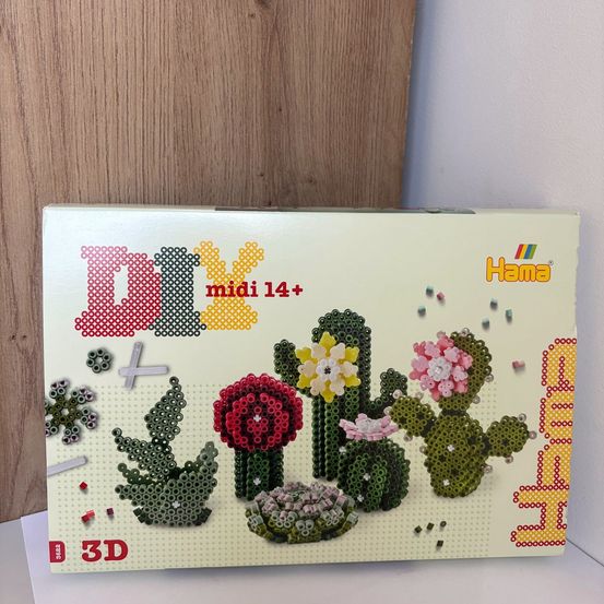 Hama perles à repasser fleurs et cactus