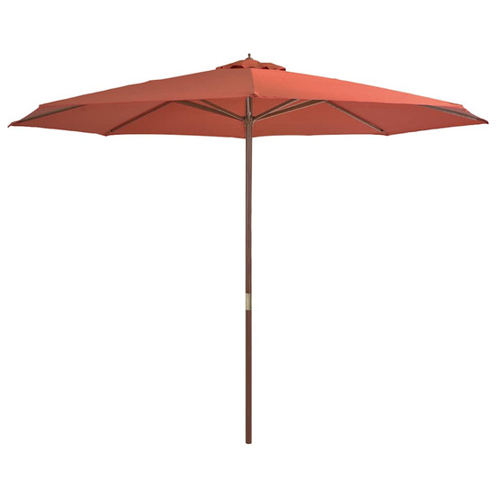 PARASOL AVEC MAT EN BOIS 350 5-(868038)