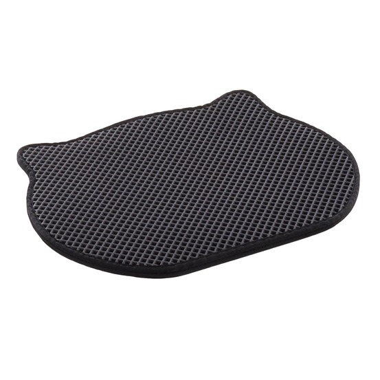 Tapis de litière pour chat tete de chat