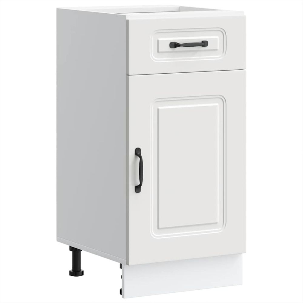 Armoire de cuisine kalmar blanc bois d'ingénierie