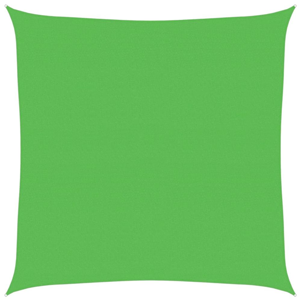 Voile d'ombrage 160 g/m² vert clair 7x7 m pehd
