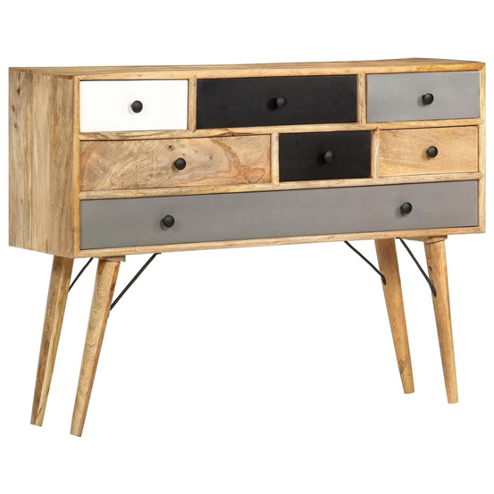 Buffet 110x30x82 cm bois de manguier massif