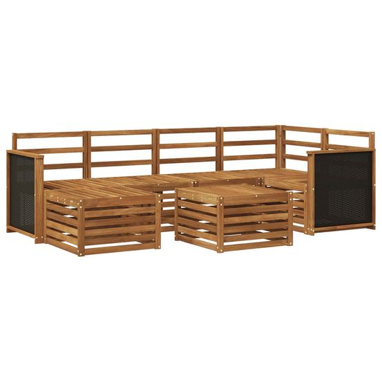 Ensemble de canapés d'extérieur 6 pc naturel