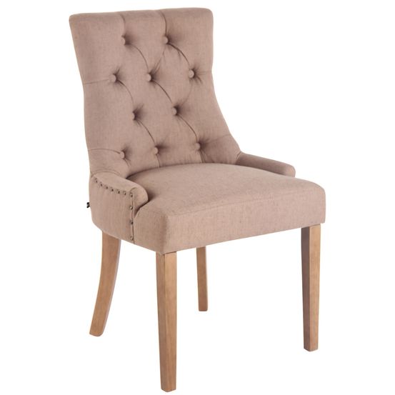 Chaise de salle à manger aberdeen tissu antique clair