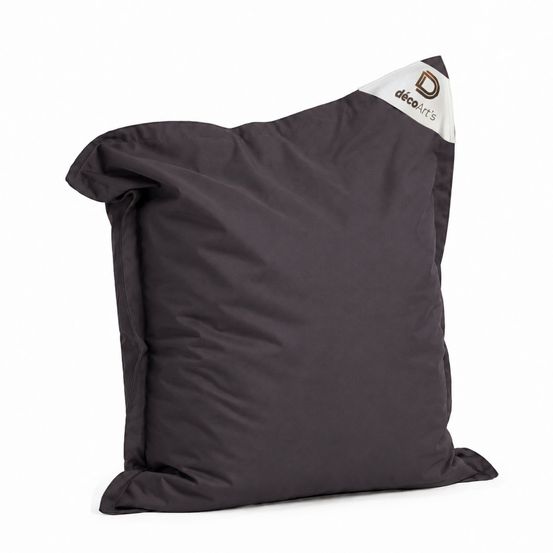 Housse pour pouf géant xl 120x80cm - gris carbone