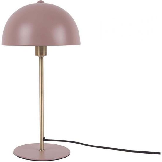 Lampe à poser en métal bonnet 39 cm rose
