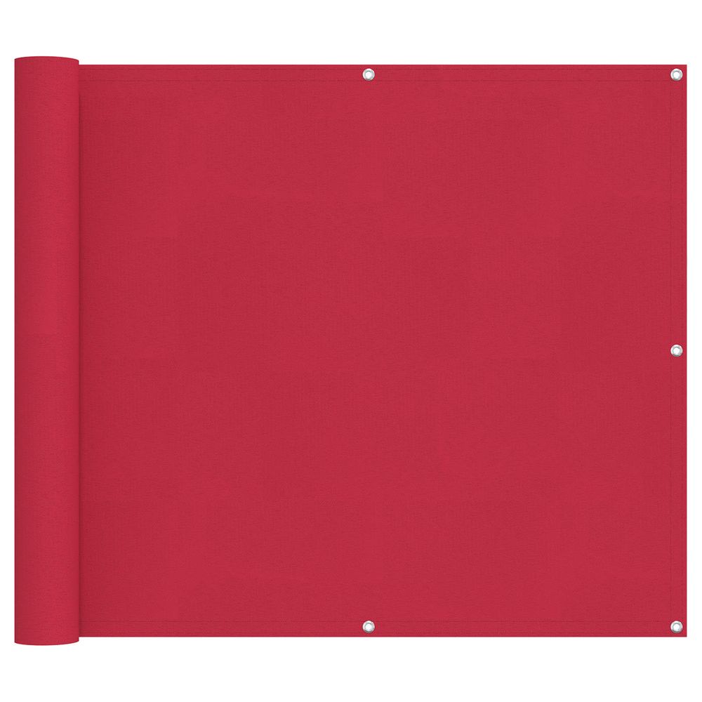Écran de balcon 90 x 300 cm tissu oxford rectangulaire bordeaux