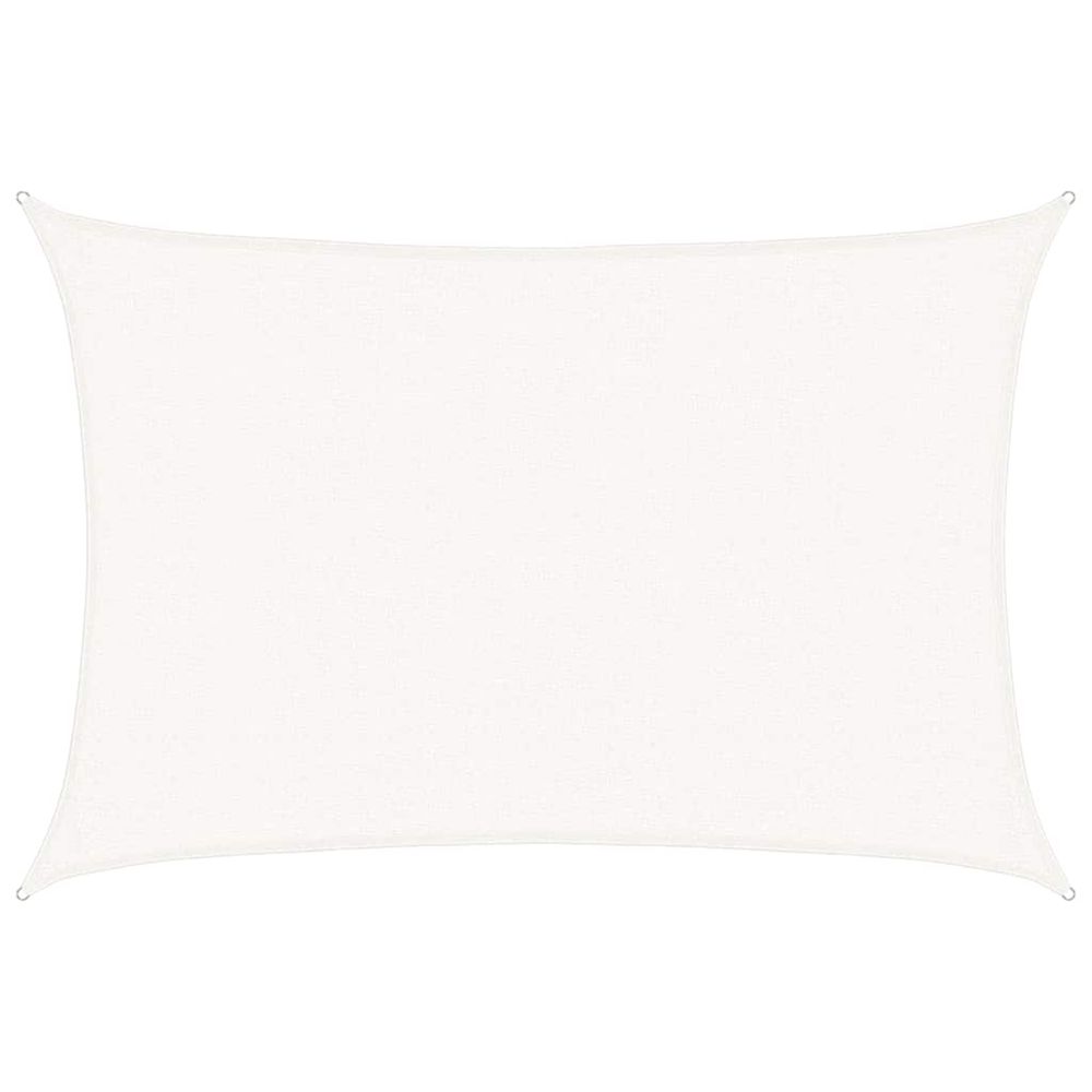Voile d'ombrage 160 g/m² blanc 2,5x4 m pehd