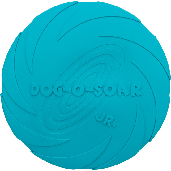 Disque volant ø 18 cm bleu pour chien