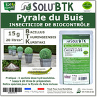 Solubtk -pyrale du buis 15gr bacillus thuringiensis -insecticide