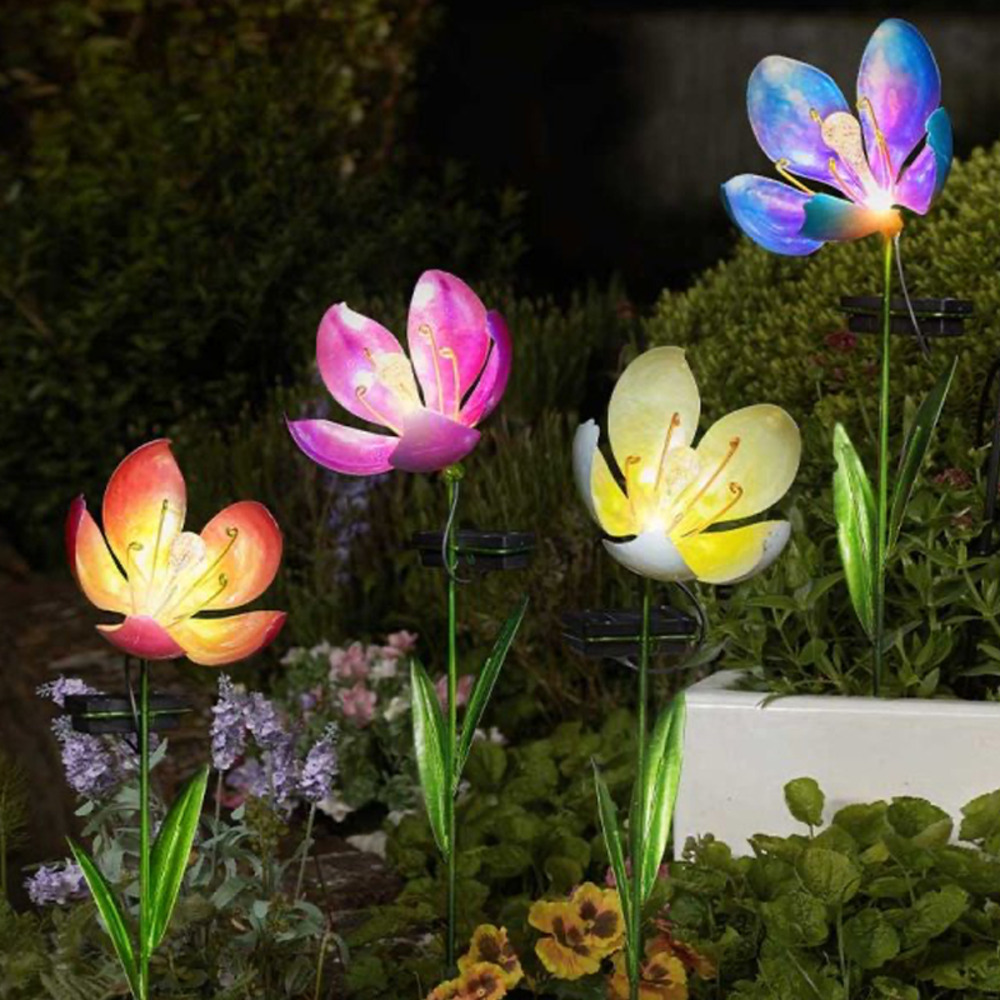 Tulipes solaires blanc chaud - lot de 2