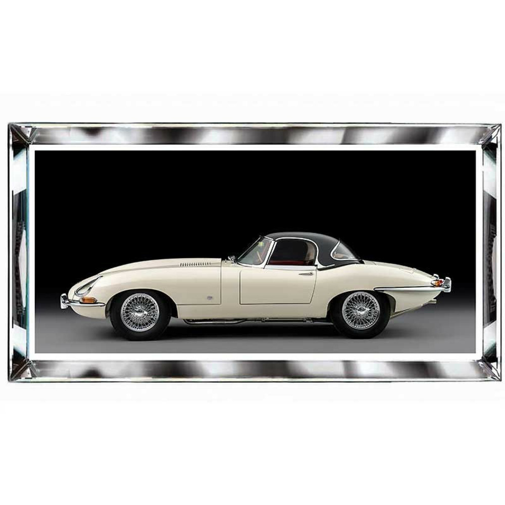 Tableau jaguar type e série 1 95x45cm