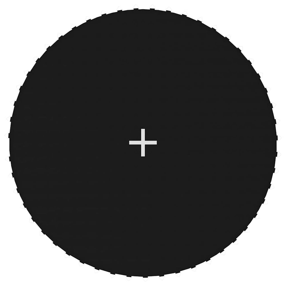 Tapis de saut tissu noir pour trampoline rond de 3,05 m