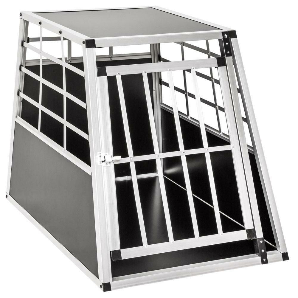 Cage box caisse de transport chien mobile aluminium single