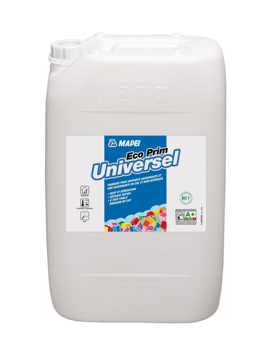 Primaire d'adhérence universel eco prim pour tous types de supports 20kg - mapei
