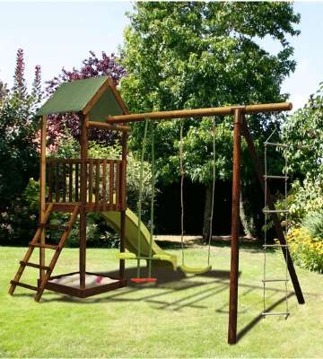 portique jeux balancoire